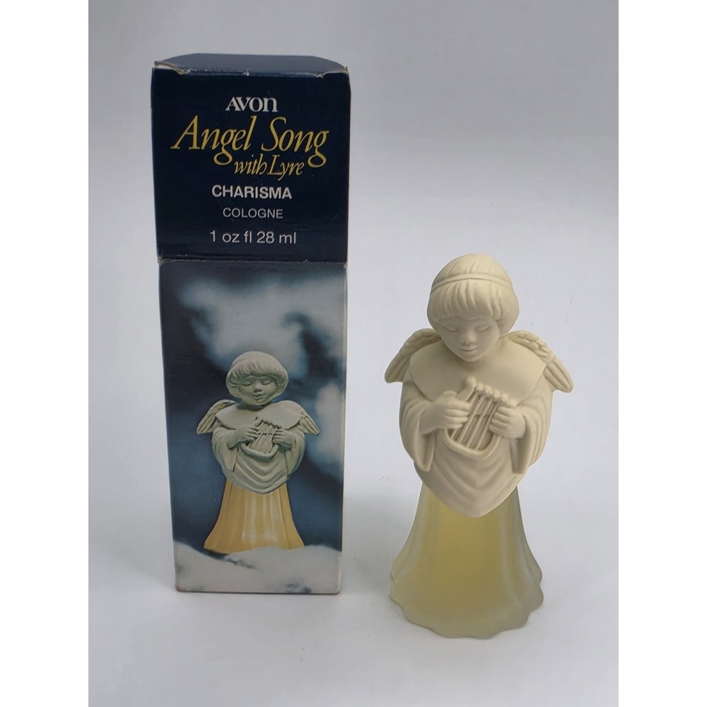 Vintage AVON ANGEL SONG WITH LYRE Charisma Cologne New Old Stock